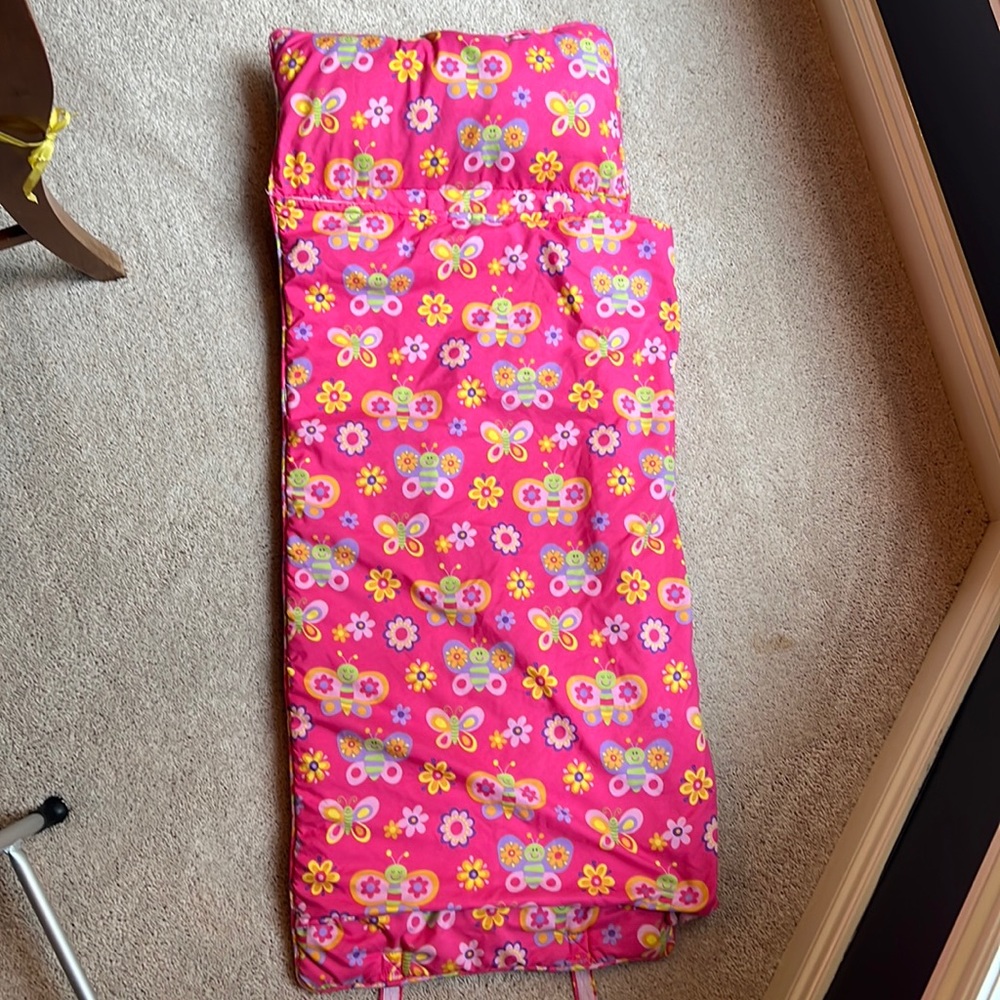 Stephen Joseph pink Butterfly Nap Mat